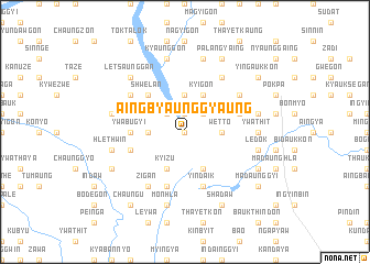 map of Aingbyaunggyaung