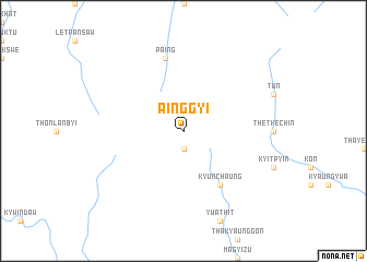 map of Ainggyi