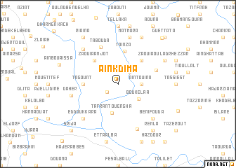 map of Aïn Kdima