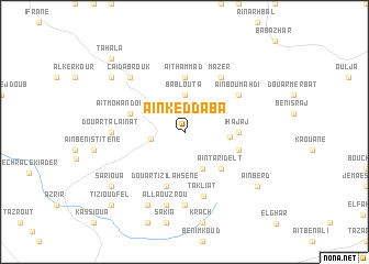 map of Aïn Keddaba