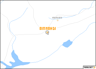 map of ʼAïn Mahdi