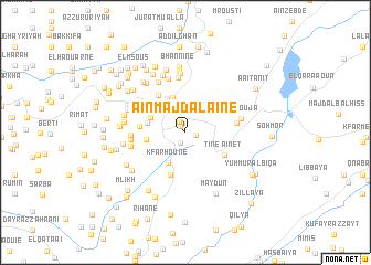 map of Aïn Majdalaïne