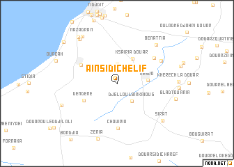 map of Aïn Sidi Chélif