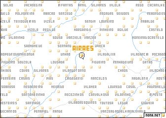 map of Airães