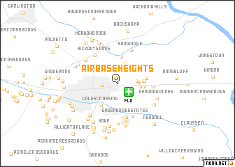 map of Air Base Heights