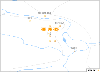 map of Airivaara