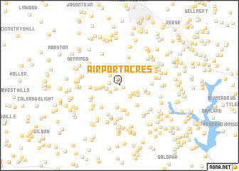 map of Airport Acres