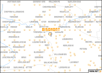 map of Aisomont