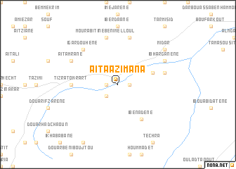 map of Aït Aazimana