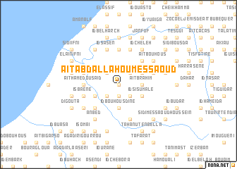map of Aït Abdallah Ou Messaoud