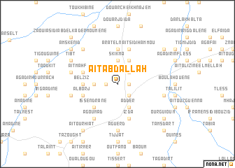 map of Aït Abdallah