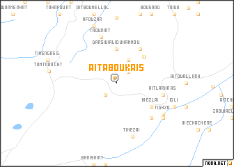 map of Aït Aboukaïs