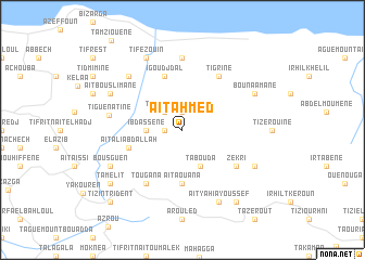 map of Aït Ahmed