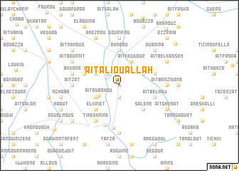 map of Aït Ali Ou Allah