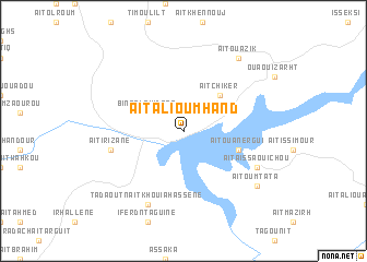 map of Aït Ali Ou Mhand