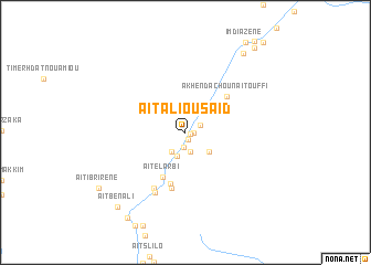 map of Aït Ali Ou Säid