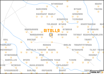 map of Aït Alla