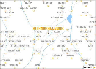 map of Aït Amara el Bour