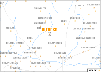 map of Aït Bakri