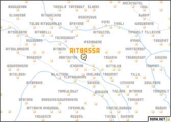 map of Aït Bassa