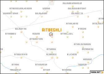 map of Aït Beghli