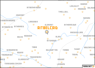 map of Aït Bel Caïd