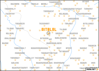 map of Aït Blal