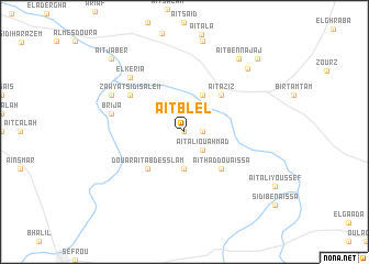 map of Aït Blel