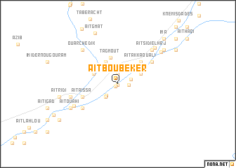 map of Aït Bou Beker