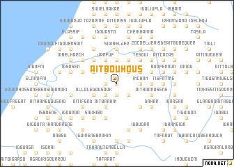 map of Aït Bouhous