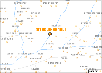 map of Aït Bouih Ben Ali