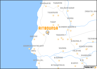 map of Aït Bourda