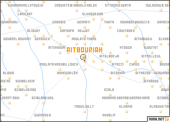 map of Aït Bou Riah