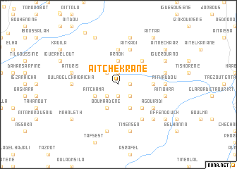 map of Aït Chekrane