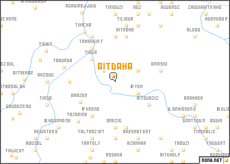 map of Aït Daha