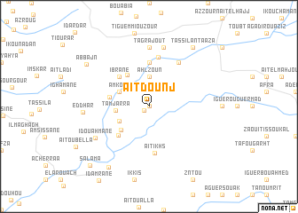 map of Aït Dounj