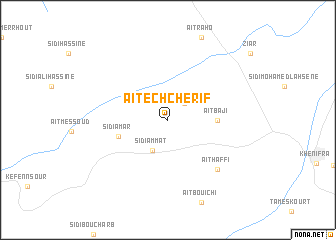 map of Aït ech Cherif