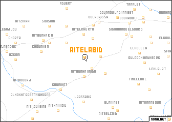 map of Aït el Abid