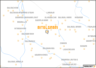 map of Aït el Grari