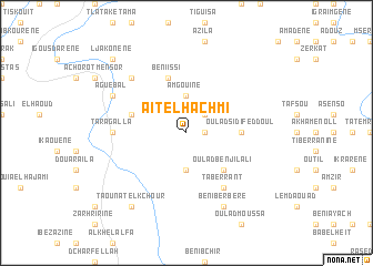 map of Aït el Hachmi