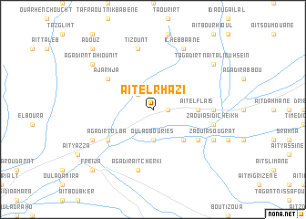 map of Aït el Rhazi
