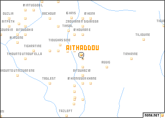 map of Aït Haddou