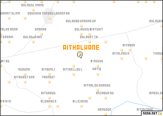 map of Aït Halwane