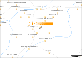 map of Aït Hamdou Mouh