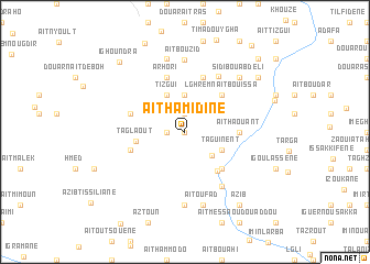 map of Aït Hamidine