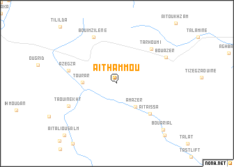 map of Aït Hammou