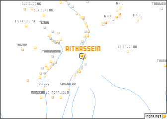 map of Aït Hasseïn