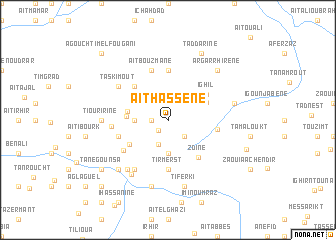 map of Aït Hassene