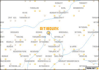 map of Aït Ibourk
