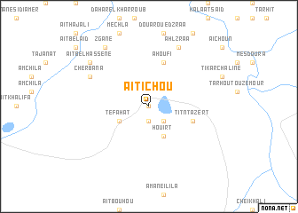 map of Aït Ichou